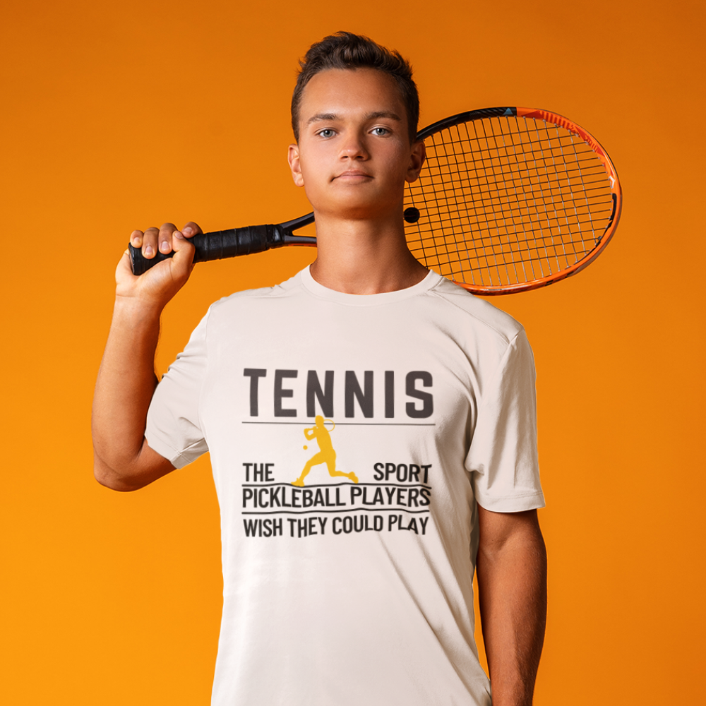 Tennis The Sport Pickleball Players Wish They Could Play T-Shirt - Tennis vs Pickleball Rivalry Tee